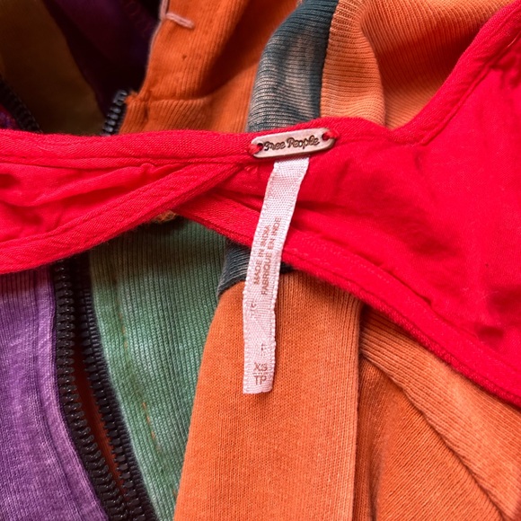 Red and cream floral blouse by Free People - Picture 5 of 5